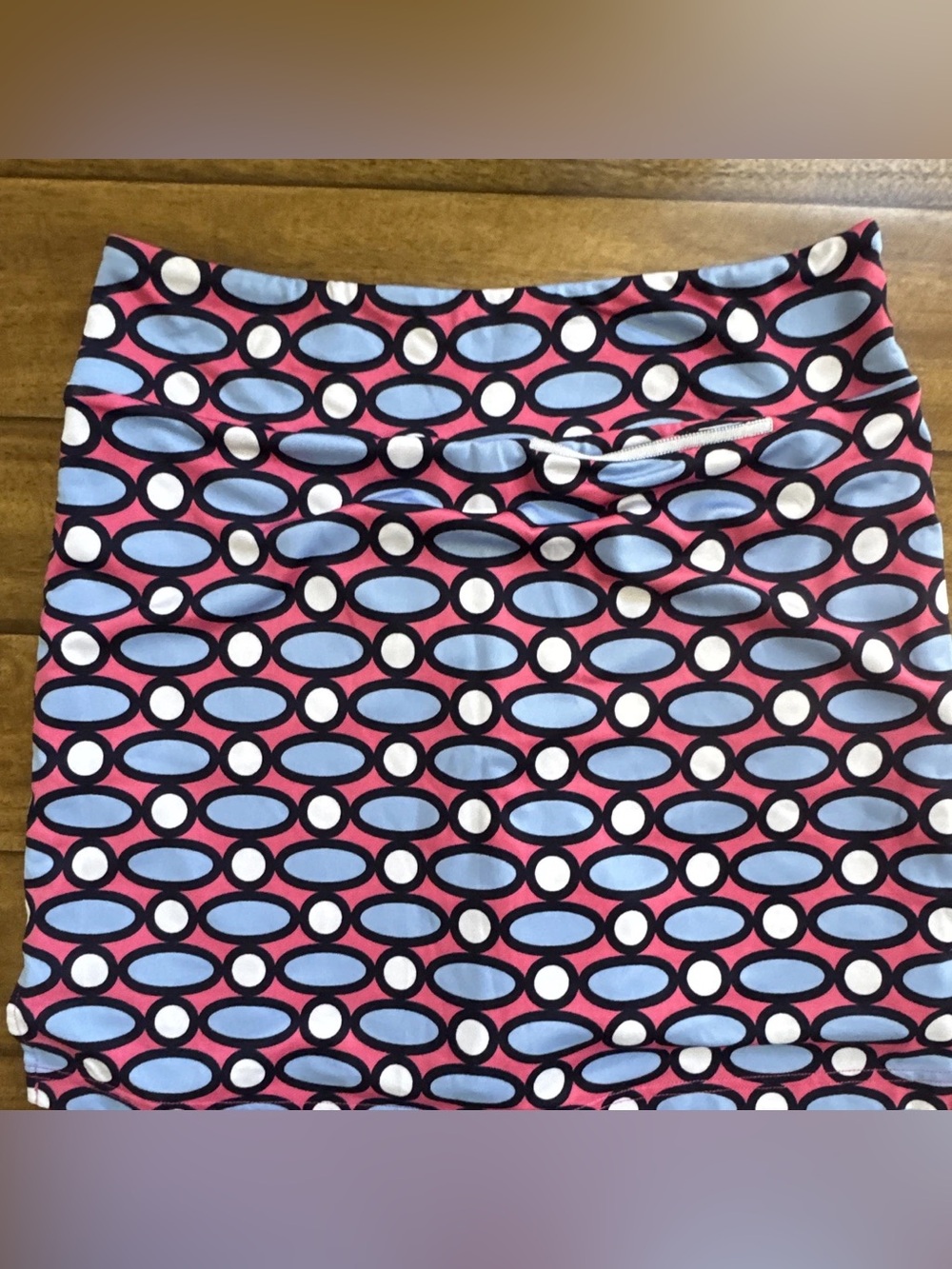 Women’s Pink Geometric Print Skirt